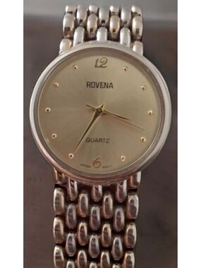 Rovena Quartz Two-Tone Watch